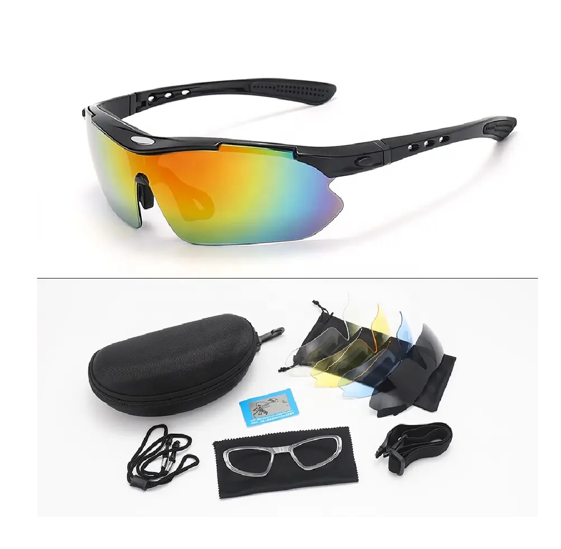 Miniatura 2 de Gafas Deportivas Radar Tipo Militar 5 Le